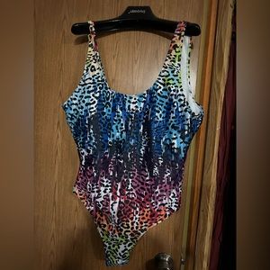 Animal Print Swim Suit